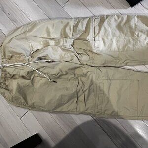 Urban Outfitters pants cargo elastic mens teen khaki parachute M